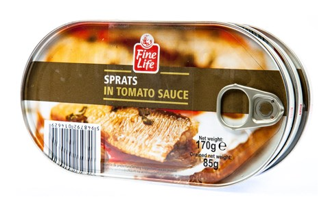 Fine Life Šproty neuzené v rajčatové omáčce 170 g